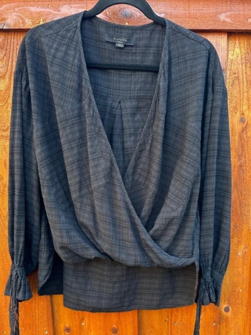 Allsaints wrap top